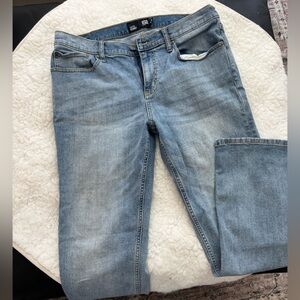 RSQ London Men’s 36x32 Light Blue Relaxed Fit Jeans